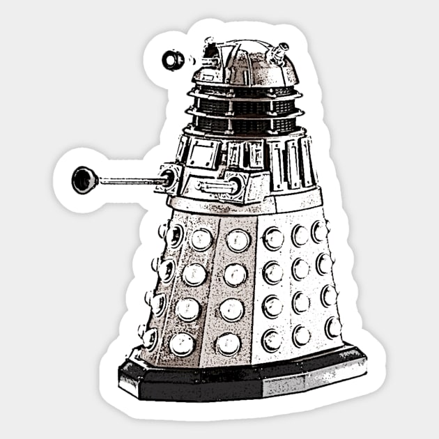 Dalek Sticker by DavoliShop